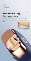 Electric Automatic Nail Clippers USB Rechargeable