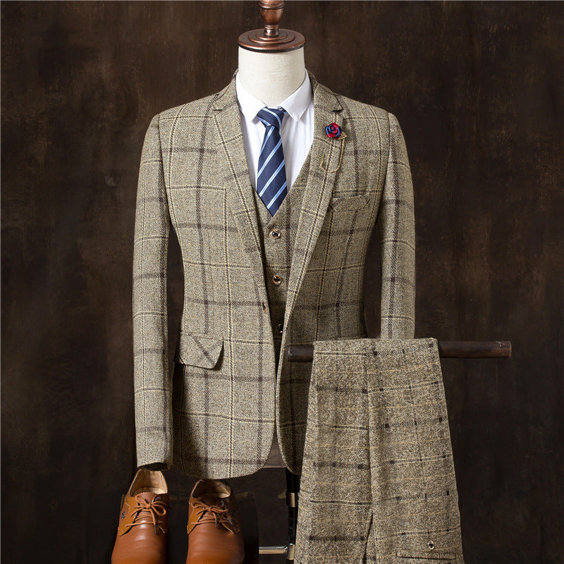 Men 3 Pieces Suit
