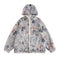 Graffiti Plaid Hooded Suits