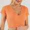 U Square Collar Yoga Suit