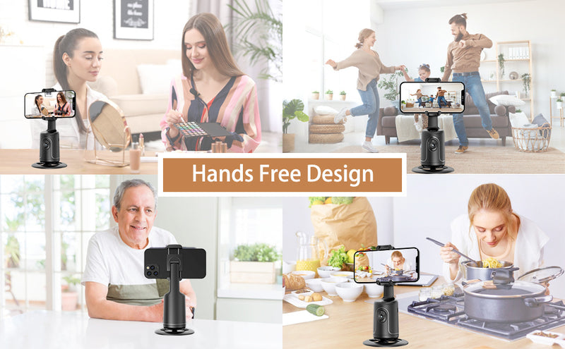 360° Rotating Face Tracking Tripod for Phone