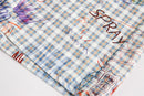 Graffiti Plaid Hooded Suits