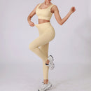 U Square Collar Yoga Suit