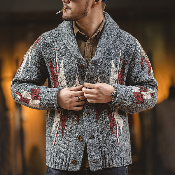 Lapel Outer Thick Sweater