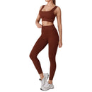 U Square Collar Yoga Suit
