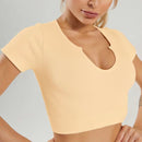 U Square Collar Yoga Suit