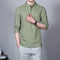 Stand Collar Long-sleeved Slim Base Shirt