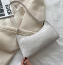 Alligator Pattern Armpit Handbag