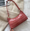 Alligator Pattern Armpit Handbag