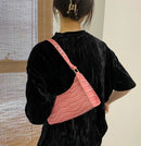 Alligator Pattern Armpit Handbag