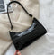 Alligator Pattern Armpit Handbag