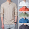 Stand Collar Long-sleeved Slim Base Shirt