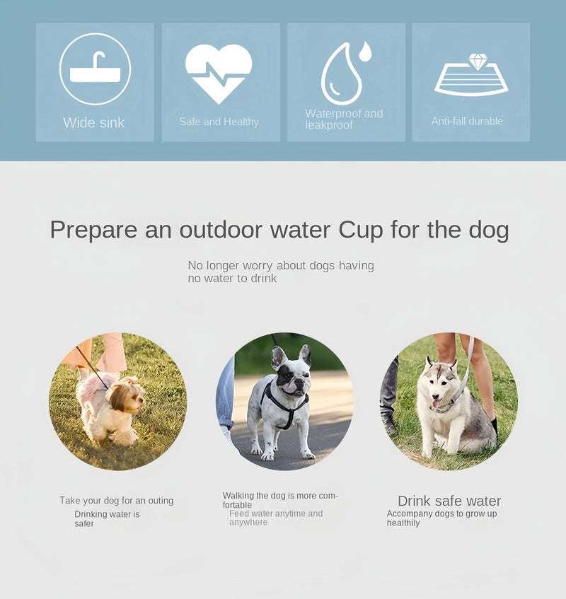 Pets Water Bottle Portable Food