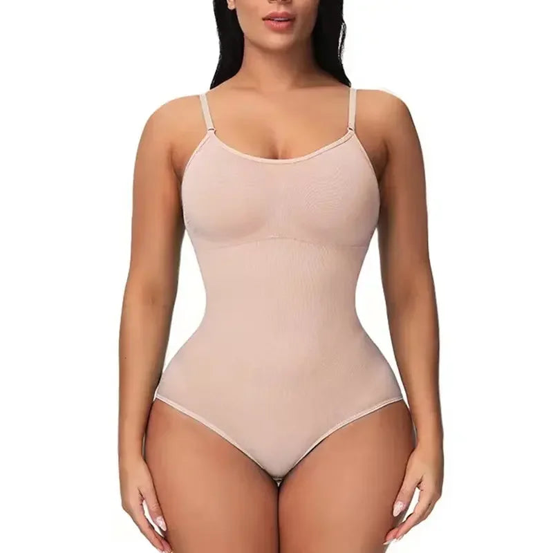 Seamless Tummy Control Body Shaper Bodysuit for Women