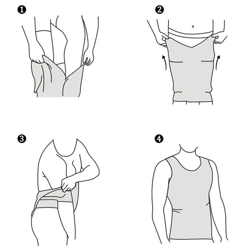 Men's Posture & Tummy Control Shapewear Vest