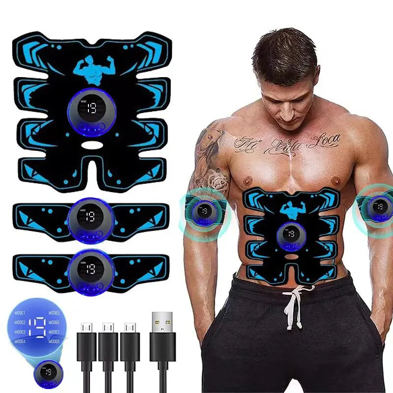 Smart ABS Muscle Stimulator | USB Rechargeable Wireless Trainer