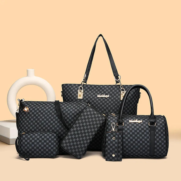 Six Pieces Luxury Lether Set