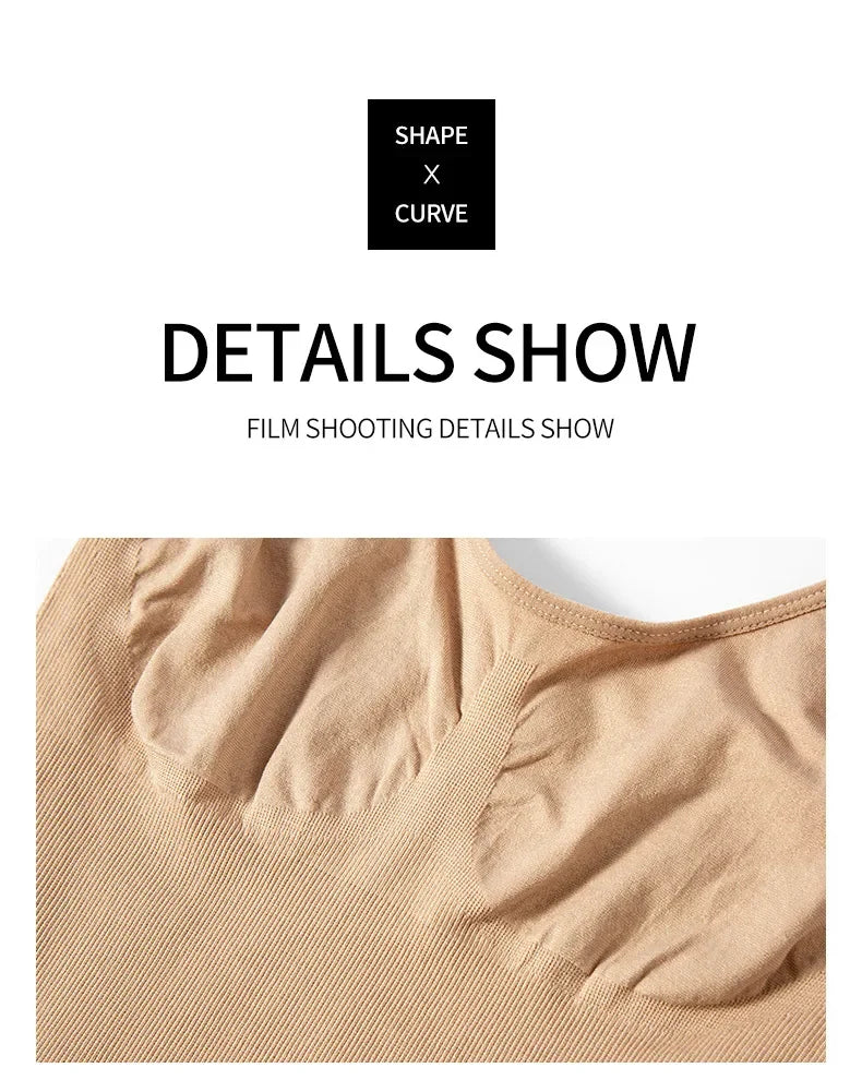 Seamless Tummy Control Body Shaper Bodysuit for Women