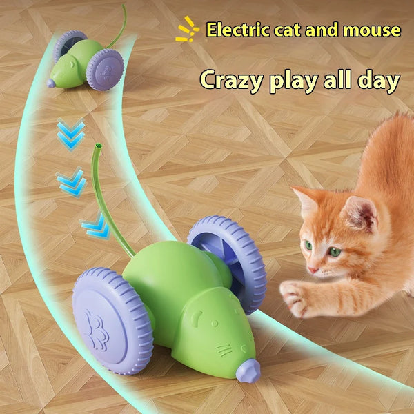 Interactive Cat Toy Rechargeable Automatic Teaser