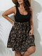 Summer Knit Floral Printed Dress No sleeves