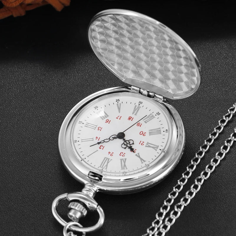 Retro Silver Time Gemstone For Husbands