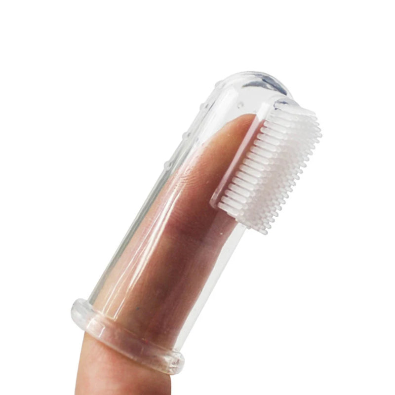 Pet Silicone Finger Cots Toothbrush