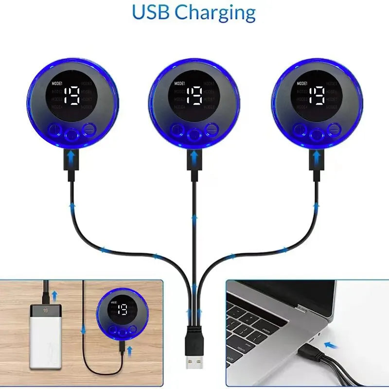 USB Rechargable  Muscle Massager ABS Arm 3 IN 1 Trainer Pad Wireless Smart Fitness Abdominal Training Electric Body