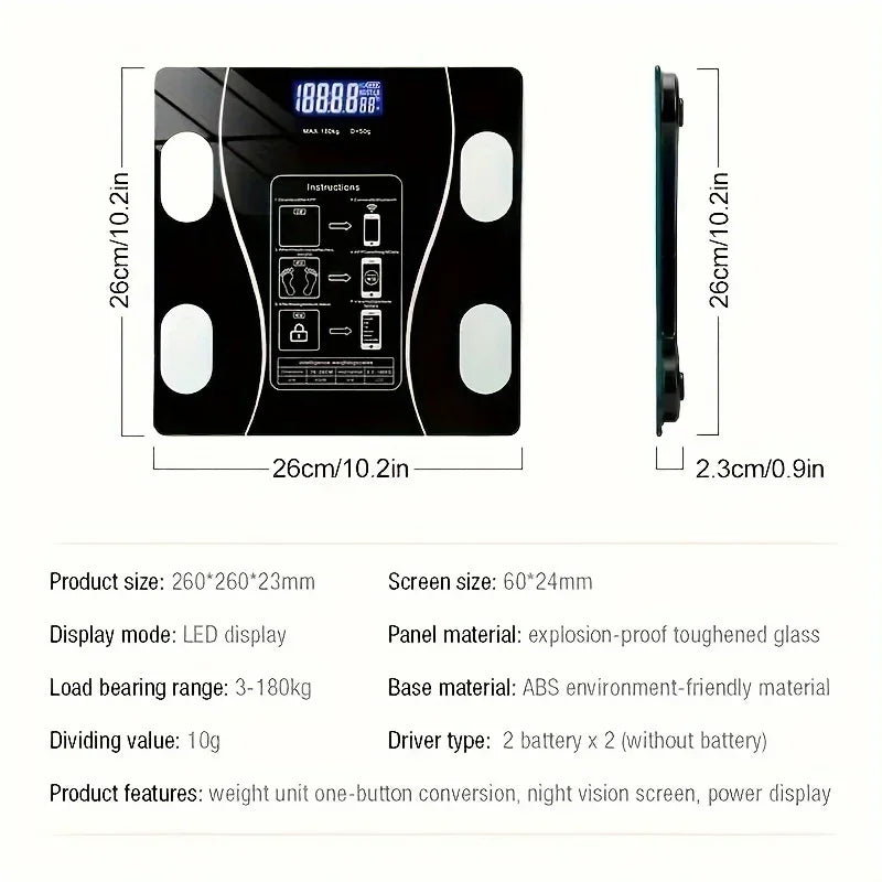 Smart Digital Bathroom Scale