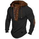 New Style Men's Street Top/ Pleated Hood