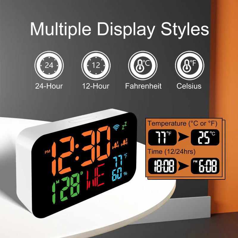 WiFi Desktop Clock & Humidity calendar
