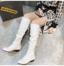 Knee High Leather Boots