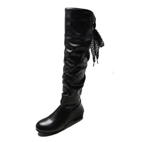 Knee High Leather Boots