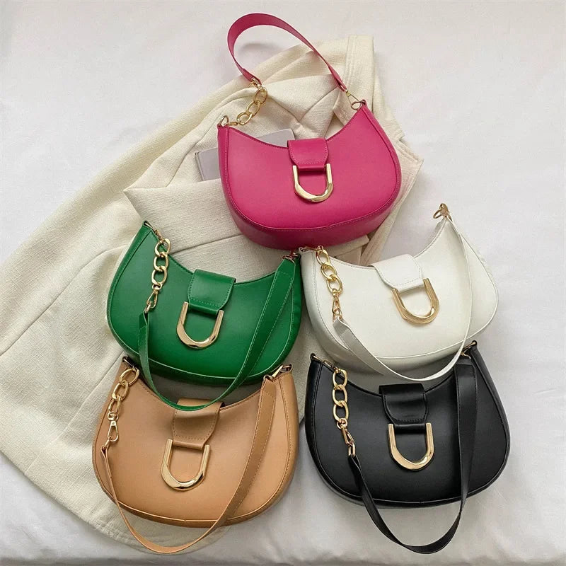 Trendy Leather Shoulder Bag