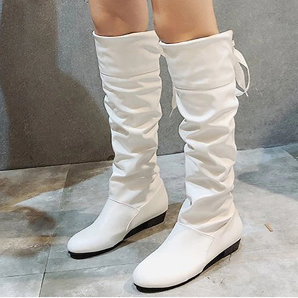 Knee High Leather Boots