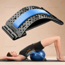 Lumbar Back Stretcher Multi-Level Adjustable Massager Waist Neck Fitness Lumbar Cervical Spine Cervical Spine Support Massager