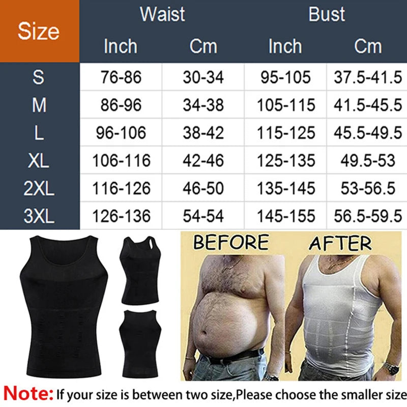 Men's Posture & Tummy Control Shapewear Vest