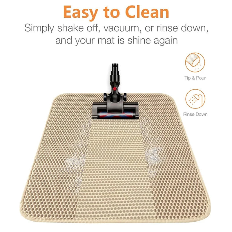 Waterproof Double Layer Cat Litter Trapping