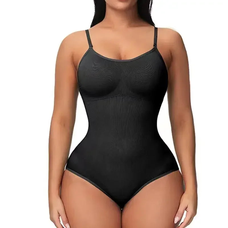 Seamless Tummy Control Body Shaper Bodysuit for Women