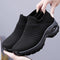 Breathable Walking Mesh Platform Shoes