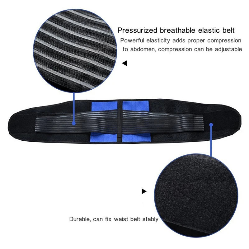Tcare Adjustable Neoprene Double Pull Lumbar Support Lower Brace Pain Relief Waist Band S-6XL Plus Size, Unisex Back Belt Lumbar