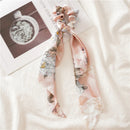 Elastic Headband Scrunchies With Ribbon