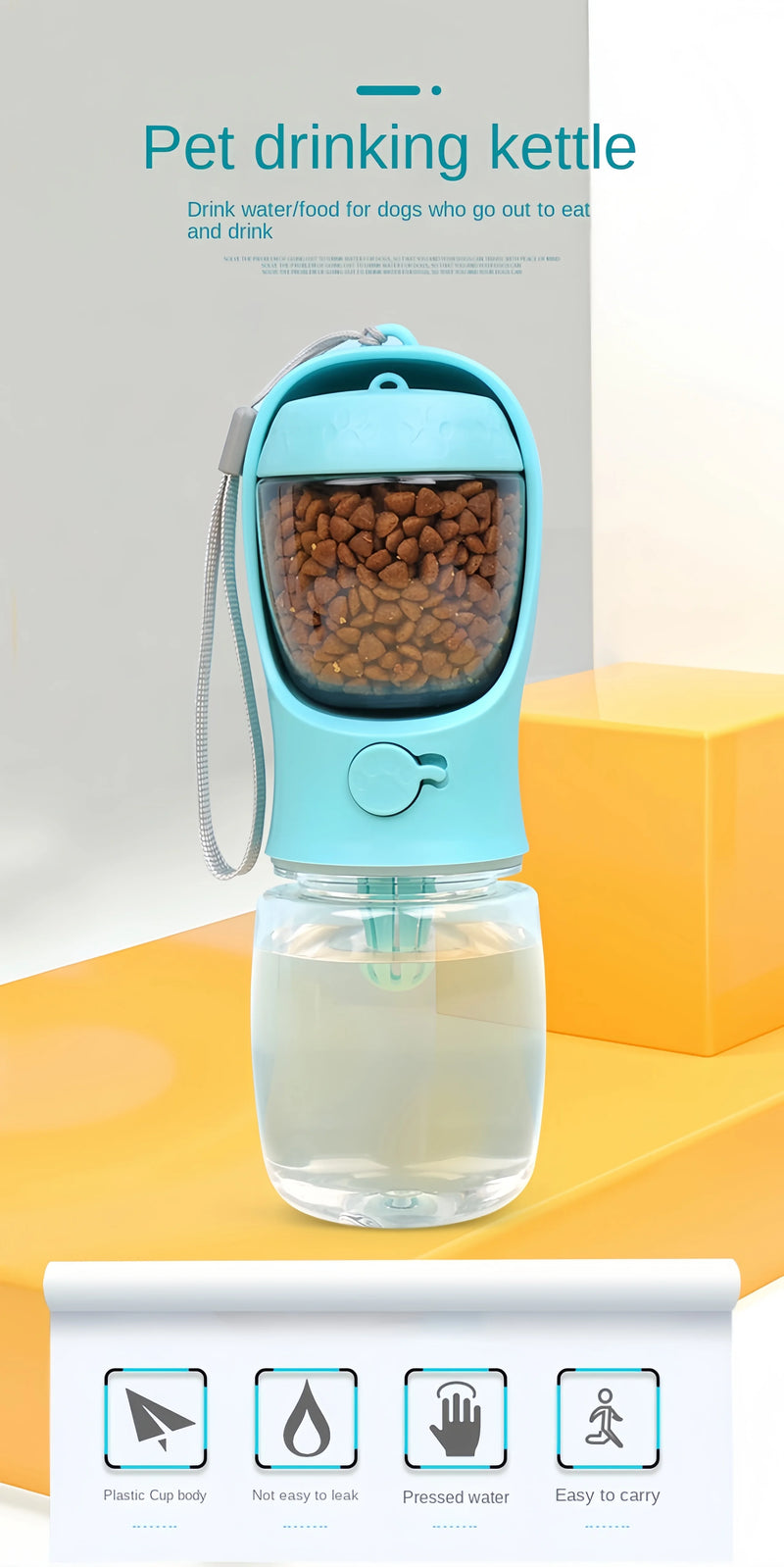Pets Water Bottle Portable Food