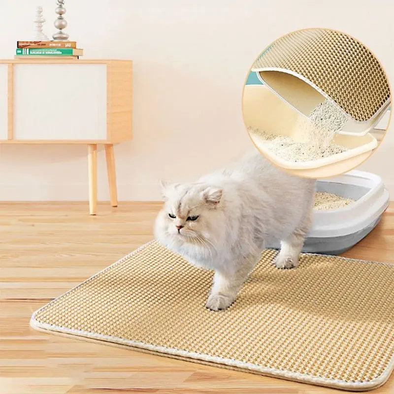 Waterproof Double Layer Cat Litter Trapping