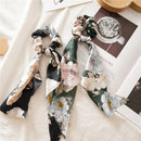 Elastic Headband Scrunchies With Ribbon