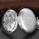 Retro Silver Time Gemstone For Husbands