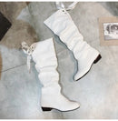 Knee High Leather Boots