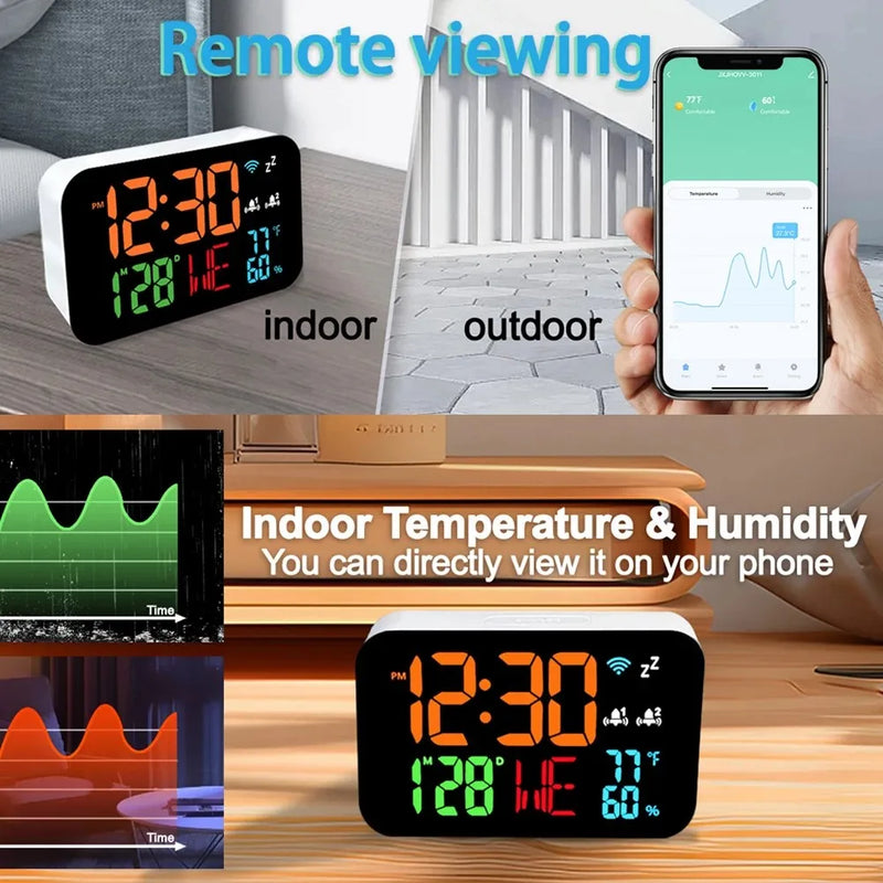 WiFi Desktop Clock & Humidity calendar