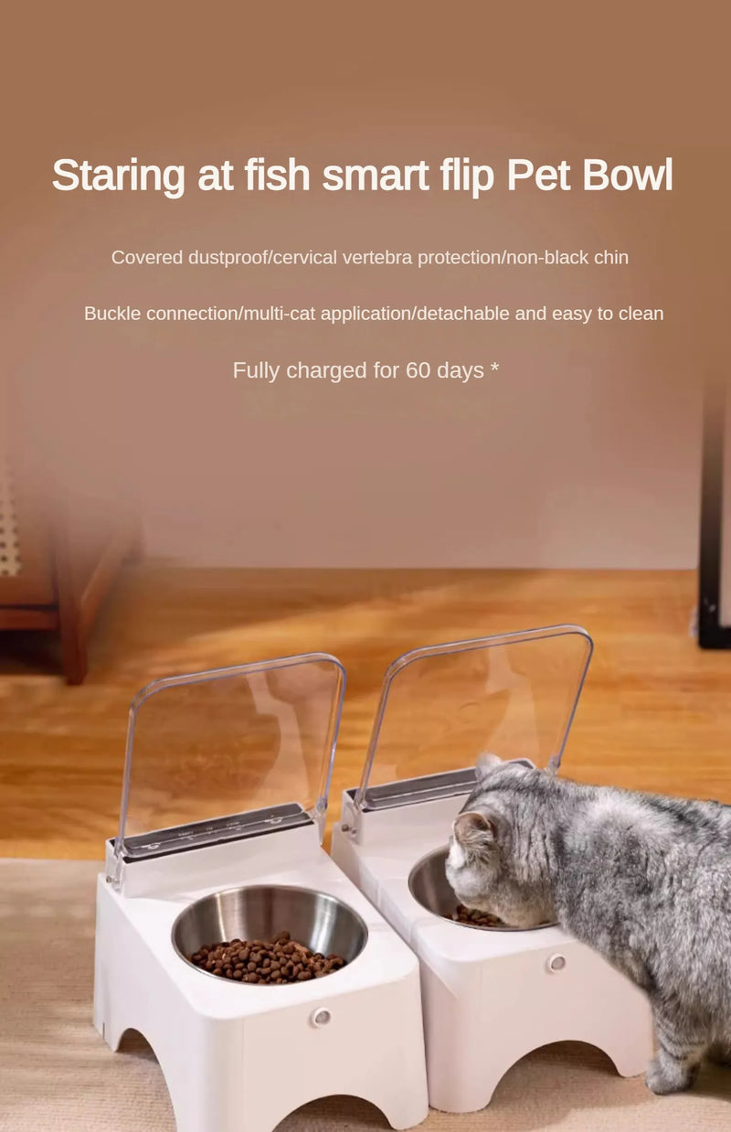Food Feeder Infrared Sensor Auto Opening Cover