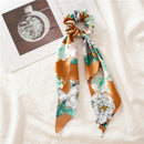 Elastic Headband Scrunchies With Ribbon