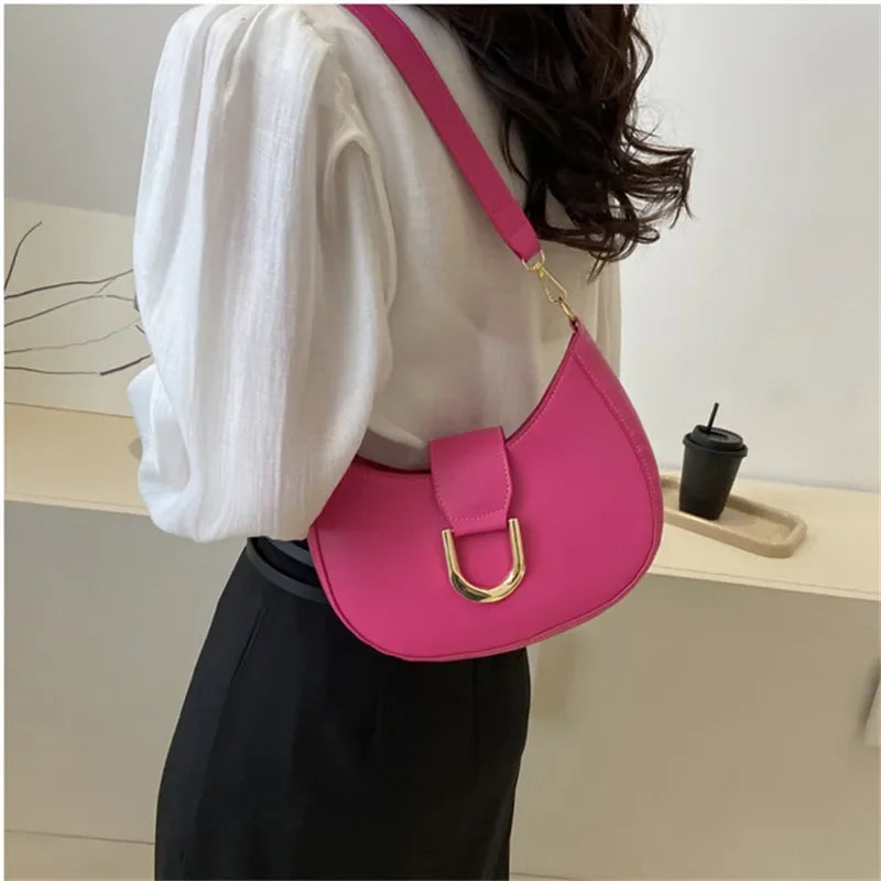 Trendy Leather Shoulder Bag